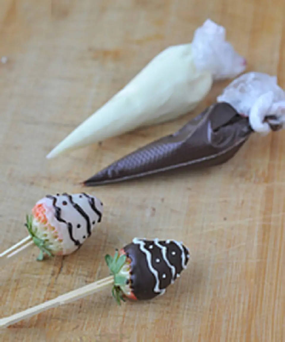 Giáng sinh ngọt ngào với dâu tây chocolate Giáng sinh ngọt ngào với dâu tây chocolate