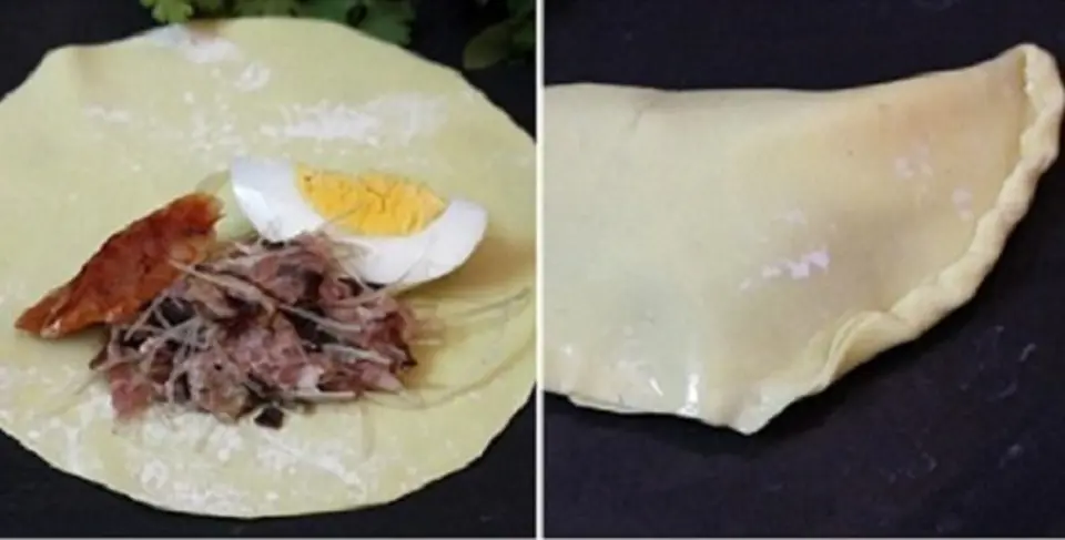 Cách làm bánh gối nhân thịt ngon Cách làm bánh gối nhân thịt ngon