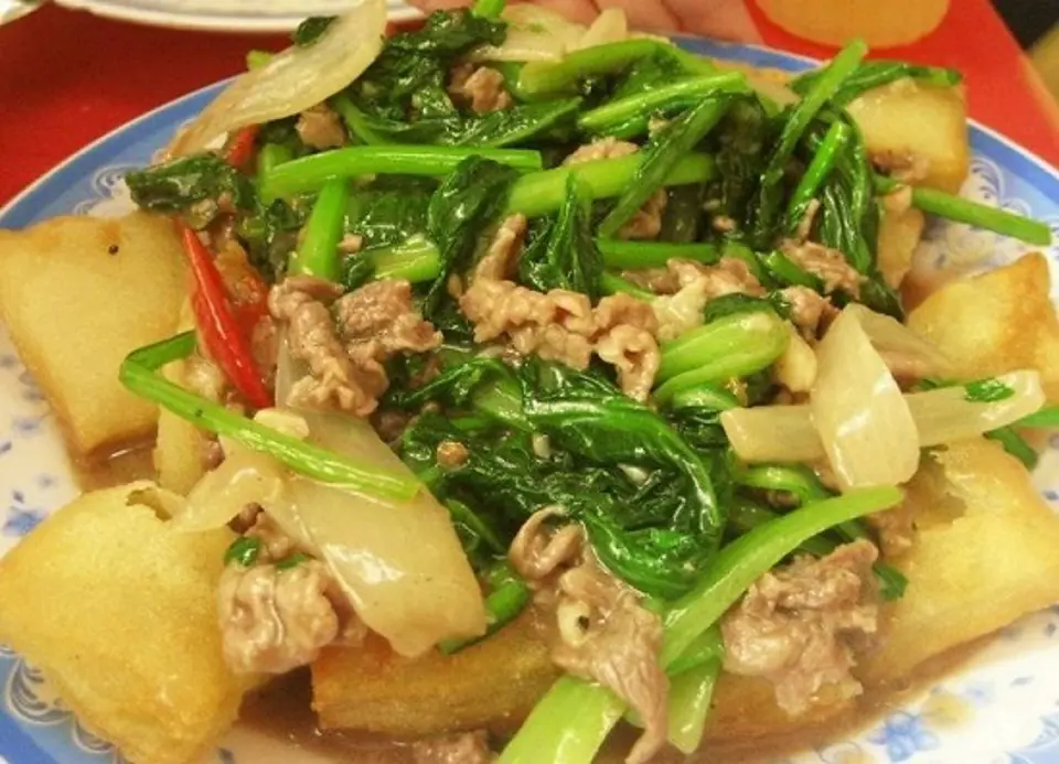 Cách làm bánh phở chiên giòn
