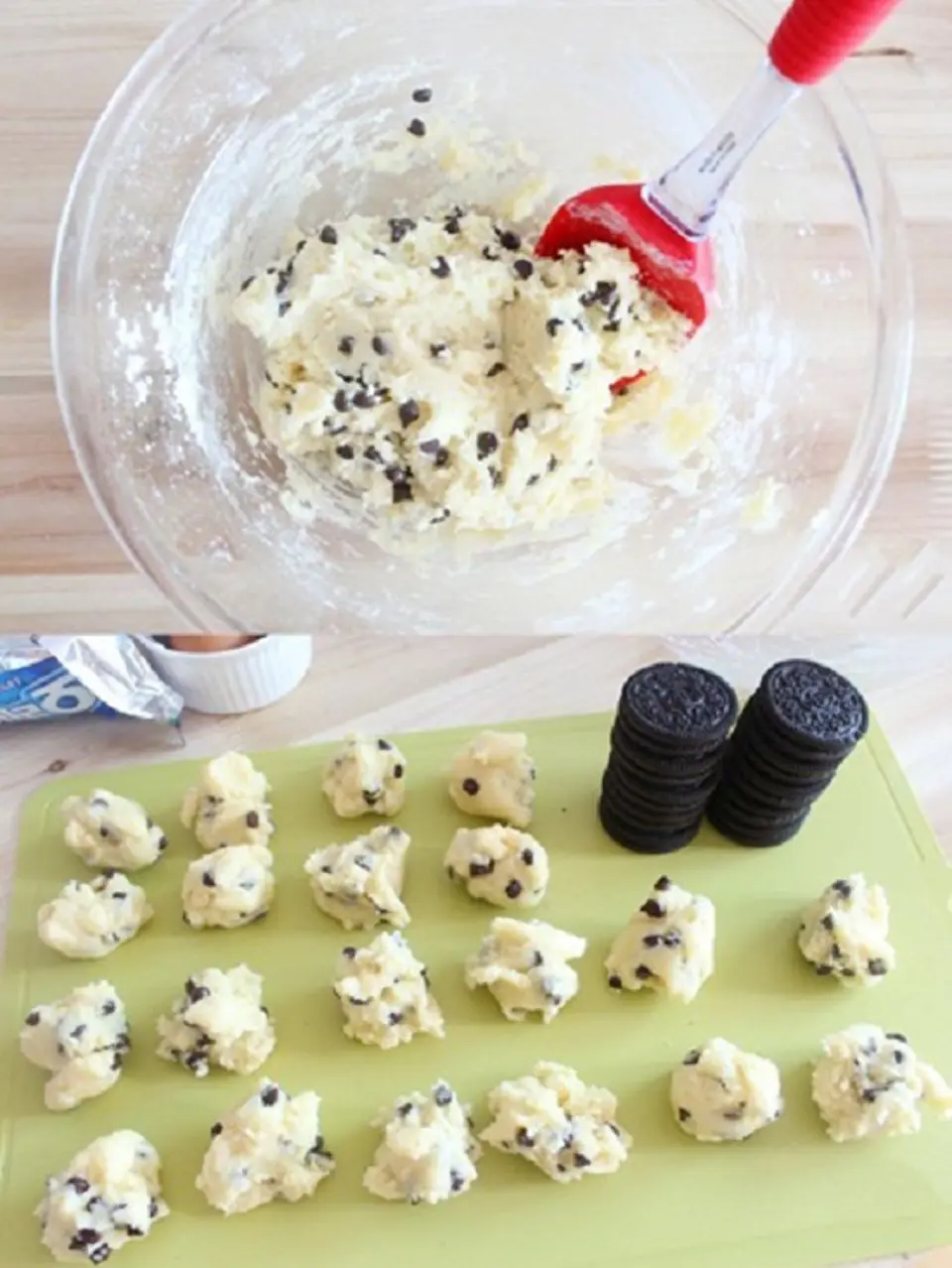 Cách làm bánh xốp nhân oreo mới lạ