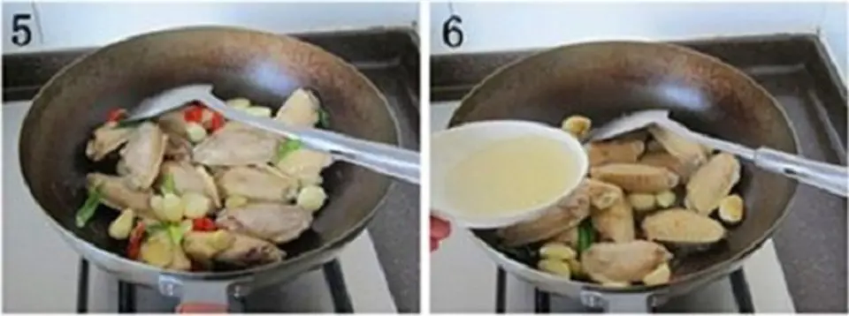 Cách làm cánh gà om húng quế cay nồng giải cảm