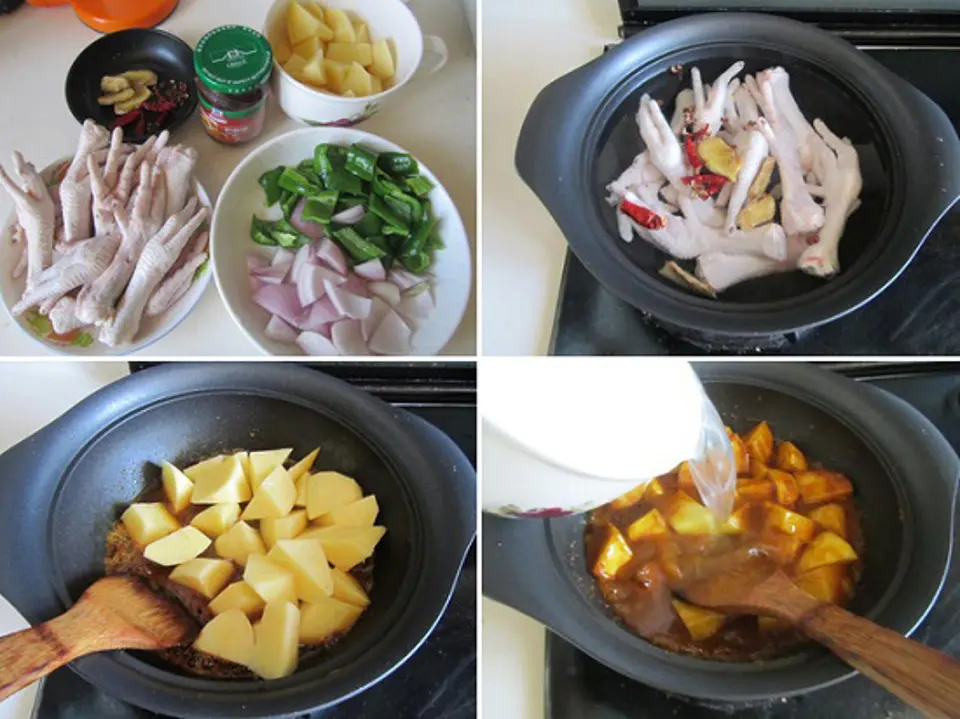 Cách làm chân gà nấu cà ri thơm ngon, nóng hổi