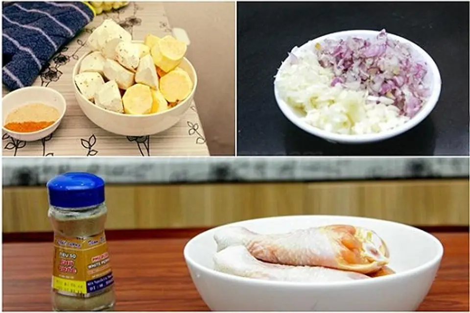 Cách làm cơm cà ri gà bằng nồi cơm điện