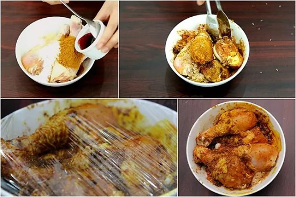 Cách làm cơm cà ri gà bằng nồi cơm điện