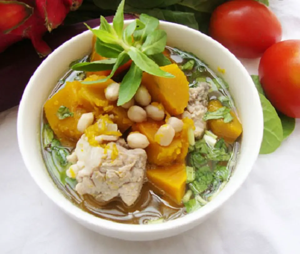 Cách làm món canh bí đỏ đậu phộng thơm ngon bổ dưỡng Cách làm món canh bí đỏ đậu phộng thơm ngon bổ dưỡng