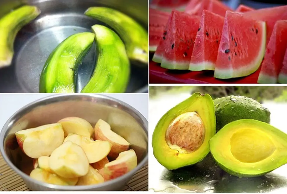 Mẹo giữ hoa quả tươi lâu sau khi gọt vỏ