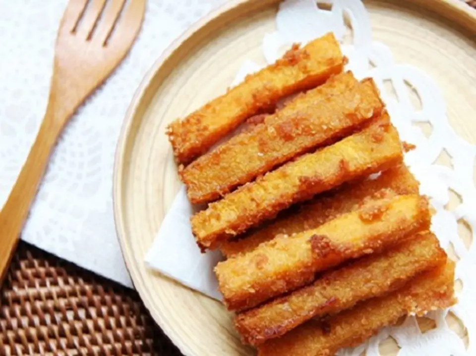 Cách làm bí đỏ chiên xù