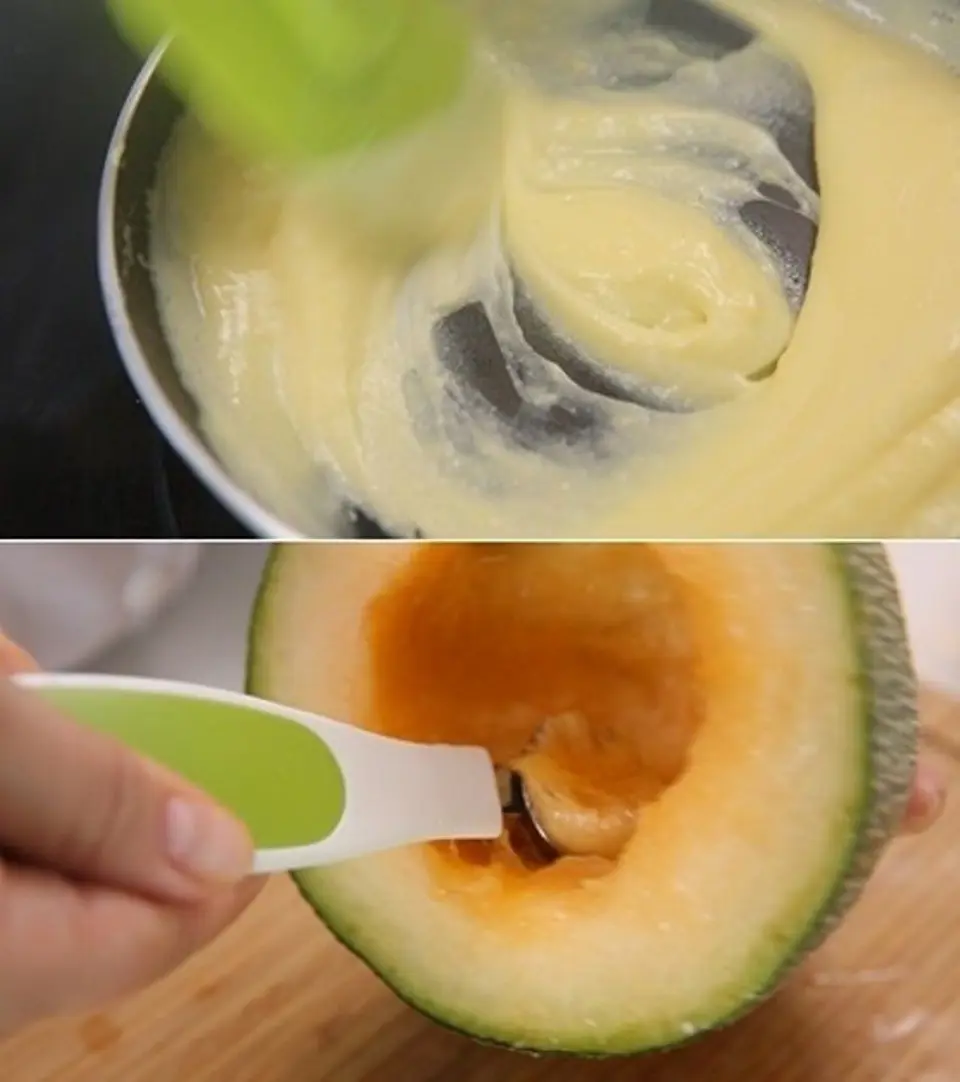 Cách làm mousse dưa lưới tráng miệng cho cả nhà