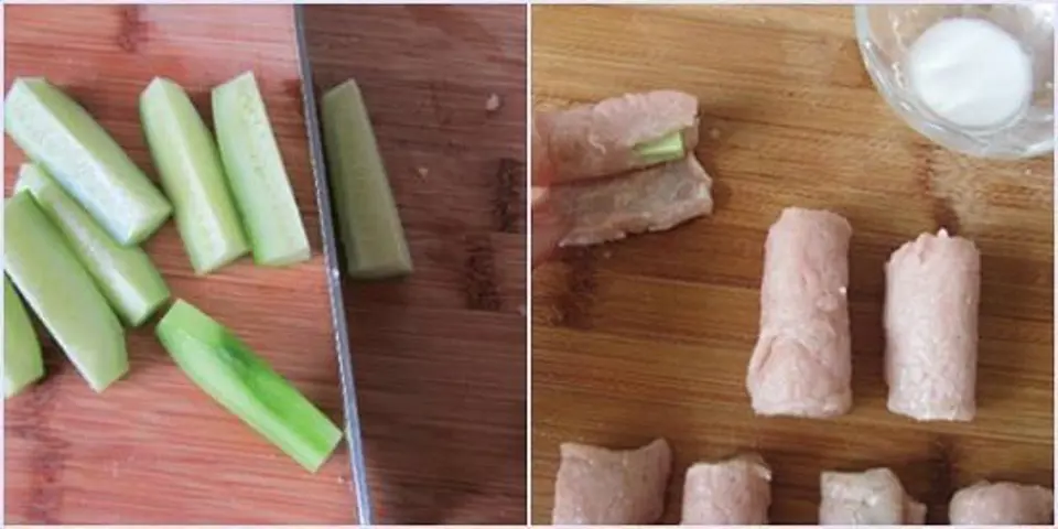 Cách làm thịt cuộn giòn tan ăn kèm với tương ớt
