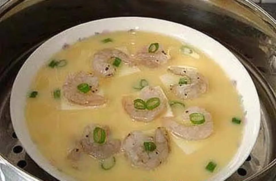 Cách làm trứng hấp tôm đậu hũ siêu nhanh cho bữa sáng