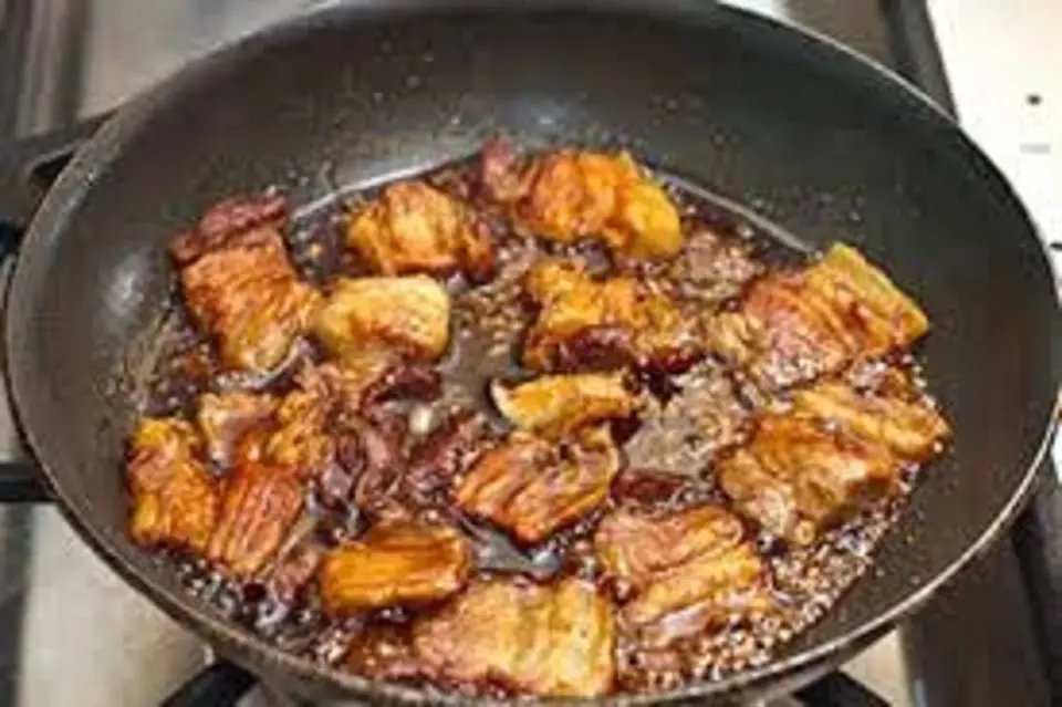 Cách nấu thịt ba chỉ (thịt ba rọi) xào chua ngọt Cách nấu thịt ba chỉ (thịt ba rọi) xào chua ngọt