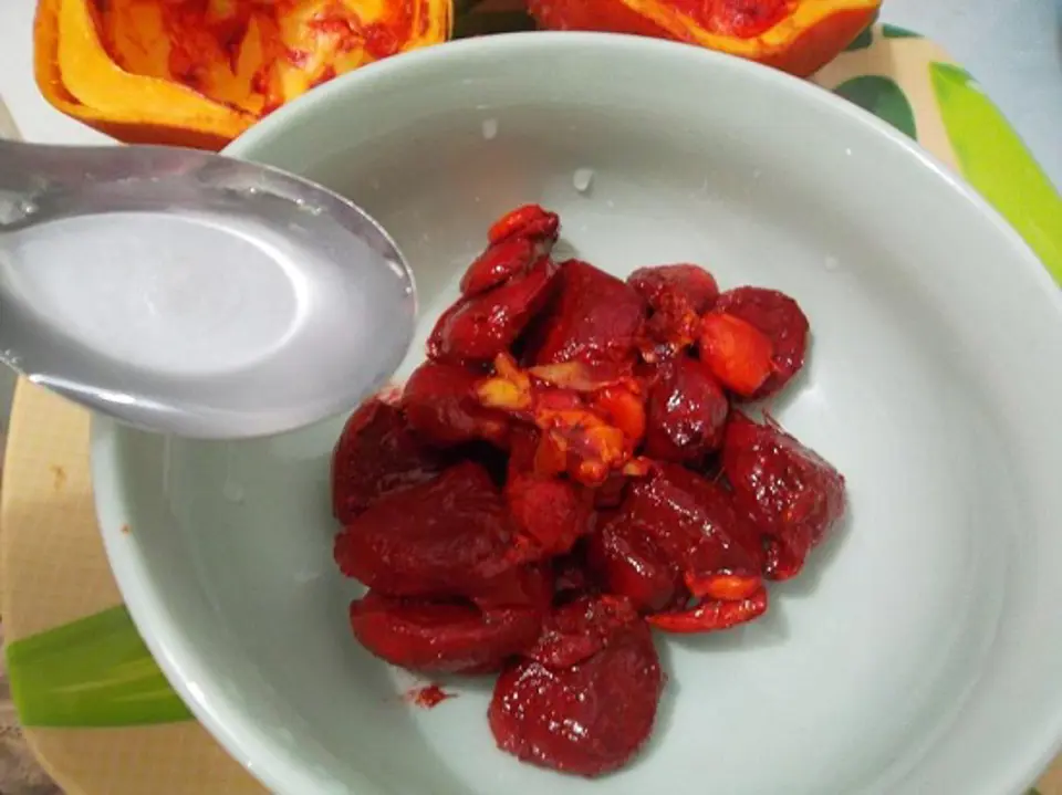 Cách nấu xôi gấc thơm ngon Cách nấu xôi gấc thơm ngon