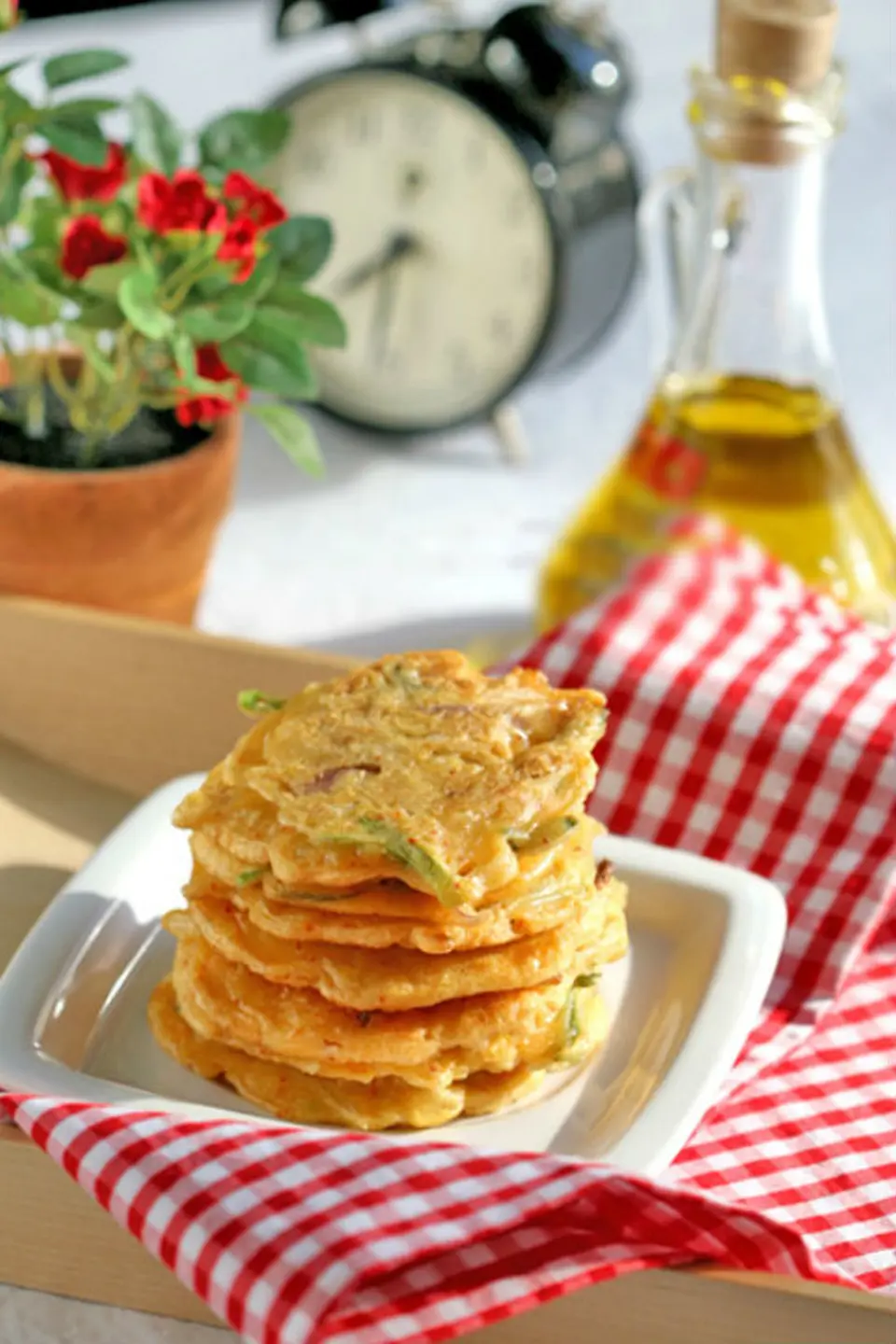 Công thức làm bánh xèo kim chi Hàn Quốc