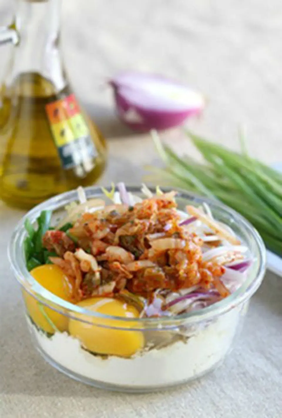 Công thức làm bánh xèo kim chi Hàn Quốc