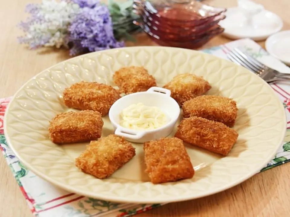 Cách làm bánh mì với tôm chiên xù