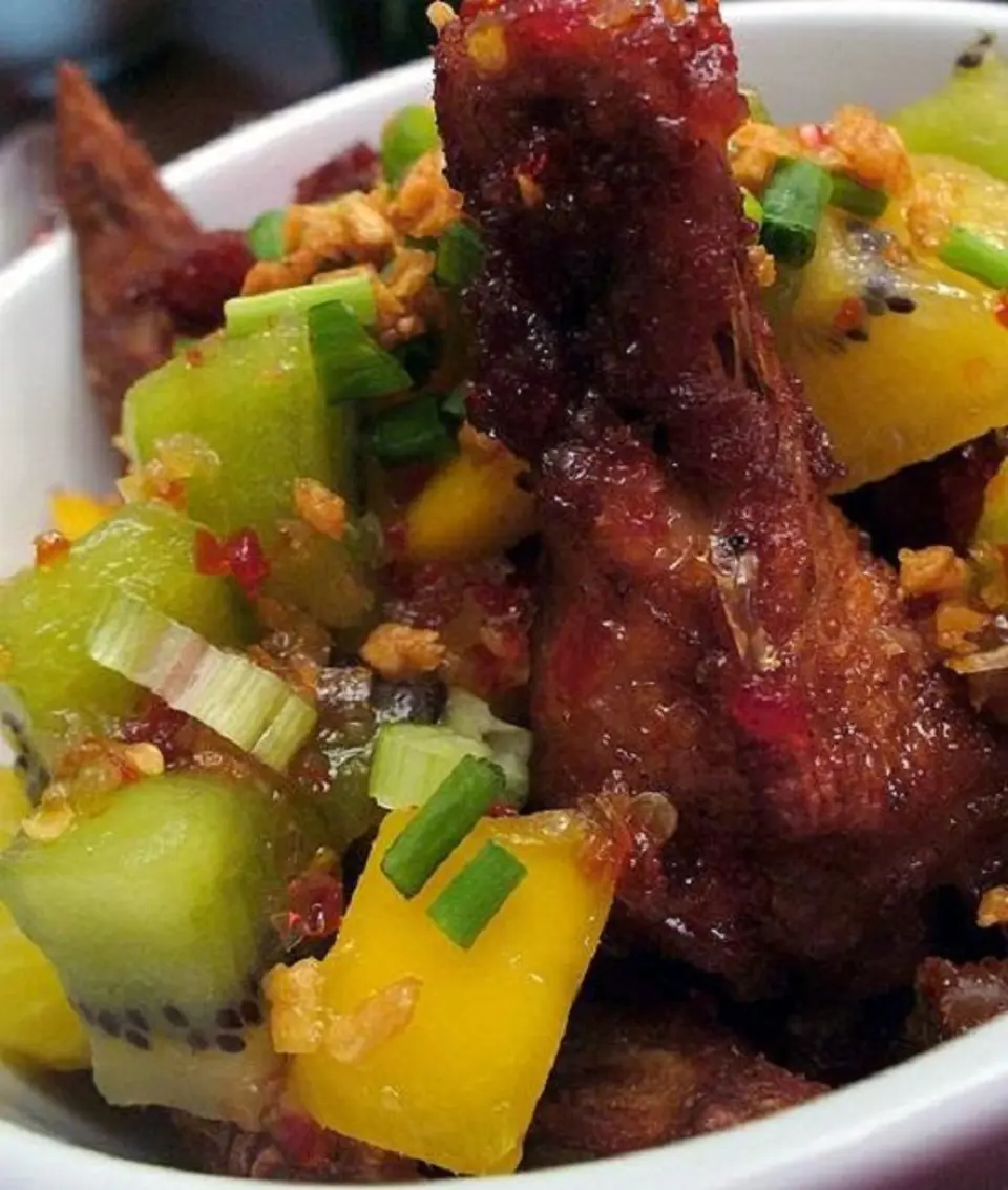 Cách làm gà rán sốt kiwi Cách làm gà rán sốt kiwi