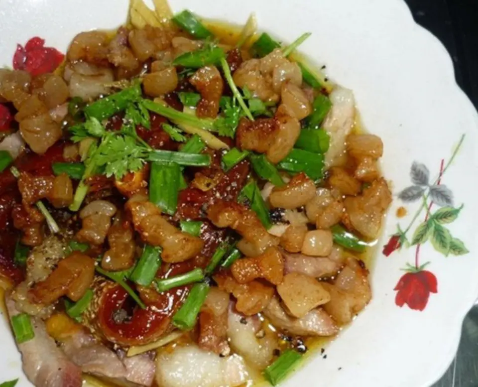 Cách làm mắm cá lóc chưng tóp mỡ
