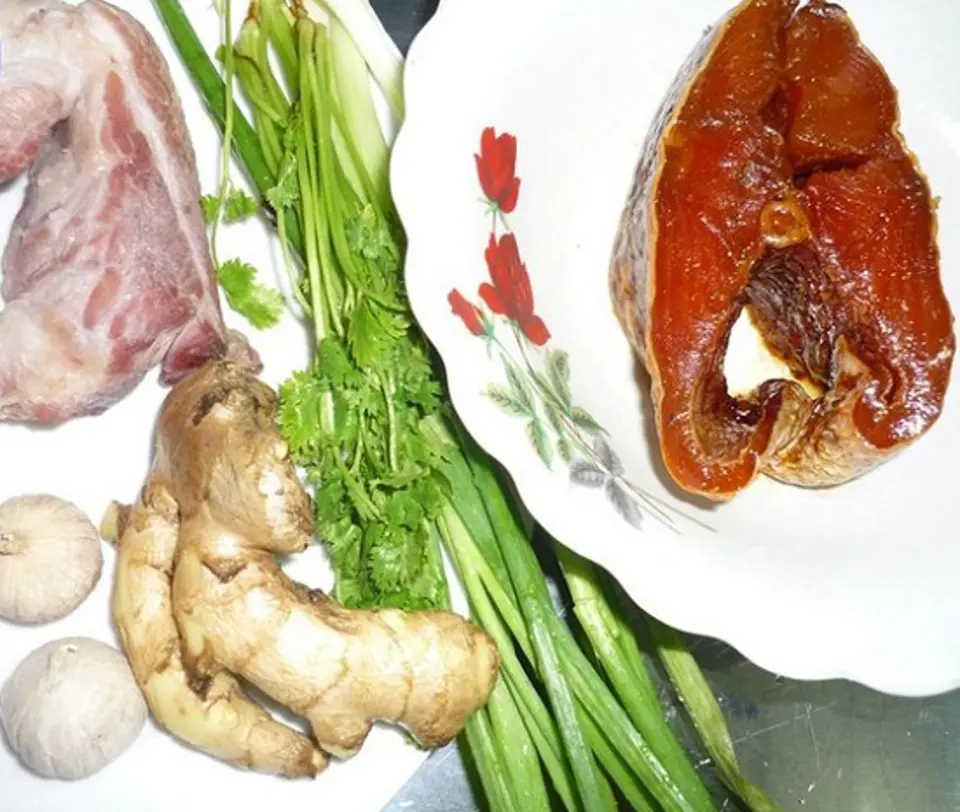 Cách làm mắm cá lóc chưng tóp mỡ