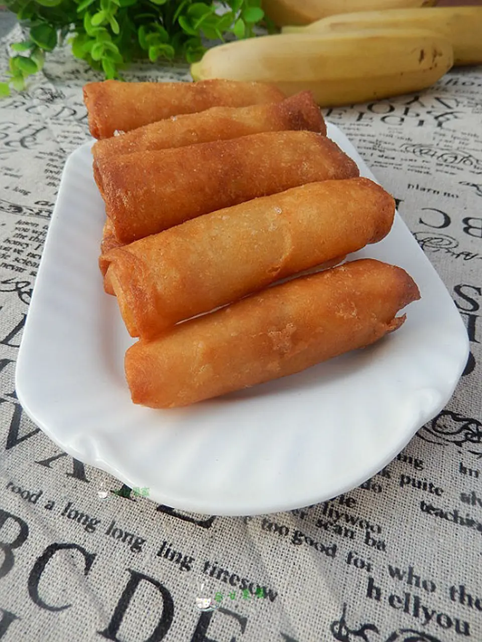 Cách làm nem chuối giòn thơm Cách làm nem chuối giòn thơm