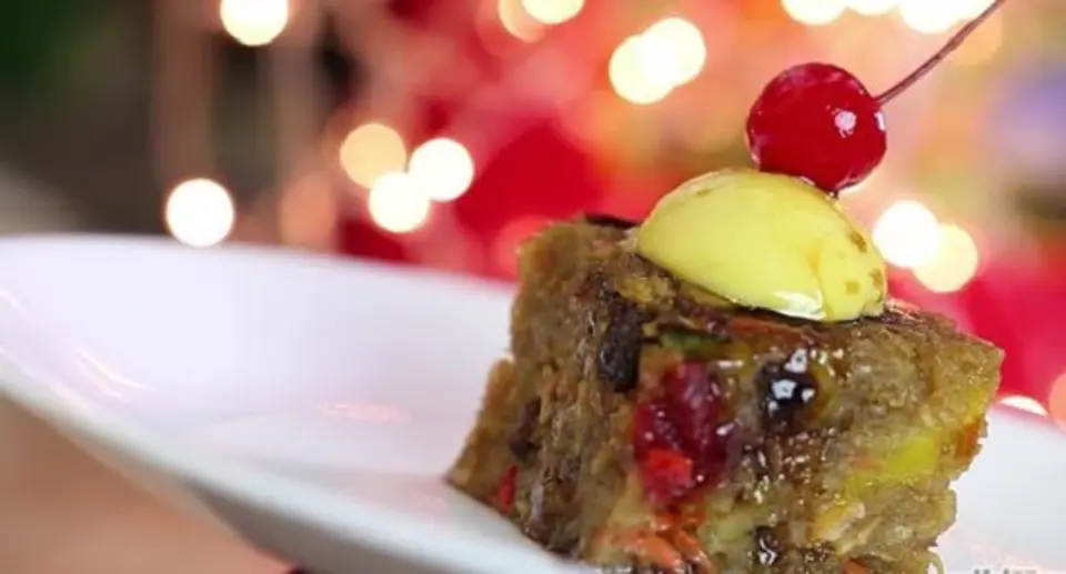 Cách làm bánh pudding thập cẩm cho giáng sinh
