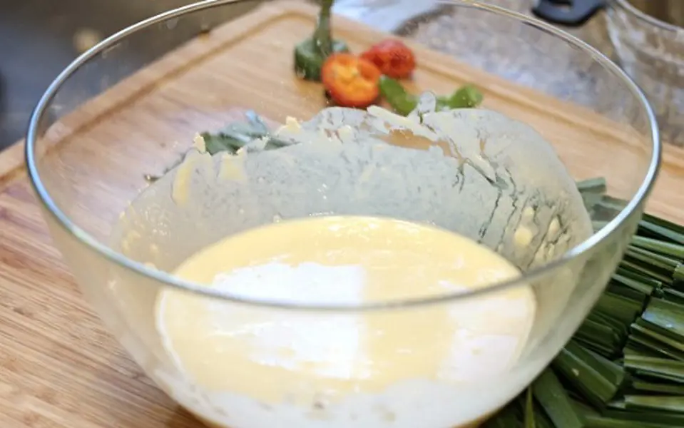 Cách làm bánh Pancake tỏi tây kiểu Hàn cực độc đáo