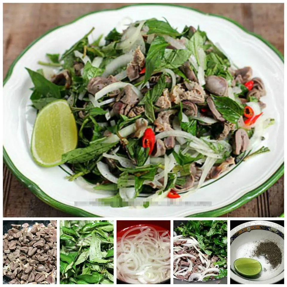 Cách làm nộm mề gà siêu ngon