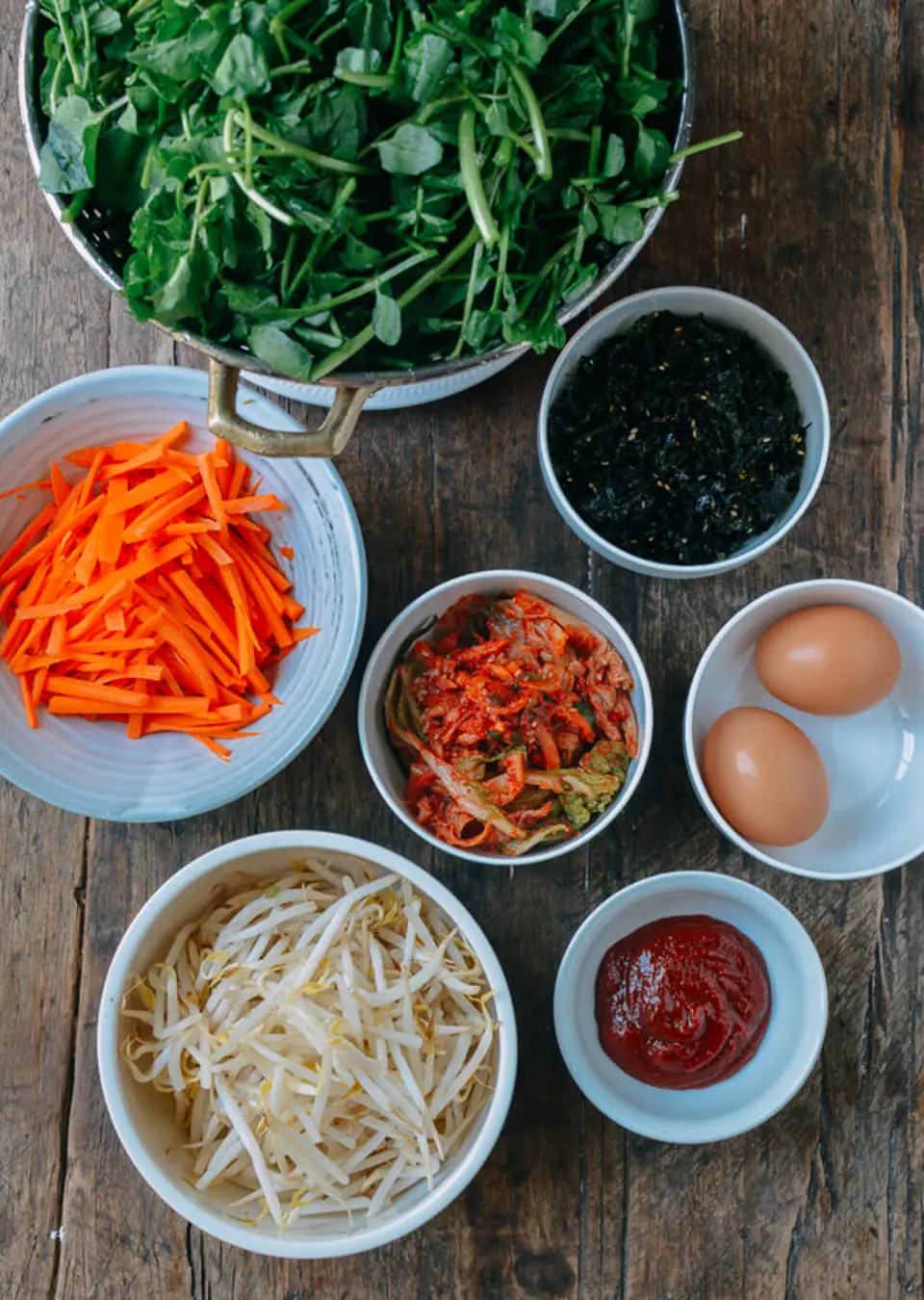 Cách làm cơm trộn Hàn Quốc siêu ngon