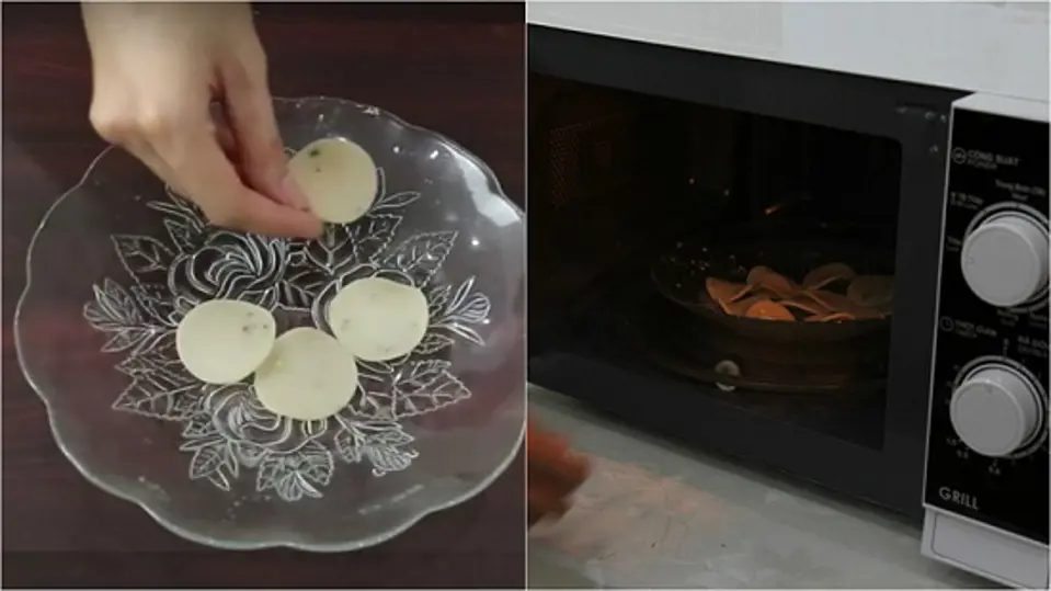 Cách chiên phồng tôm bằng lò vi sóng cực nhanh cho ngày Tết
