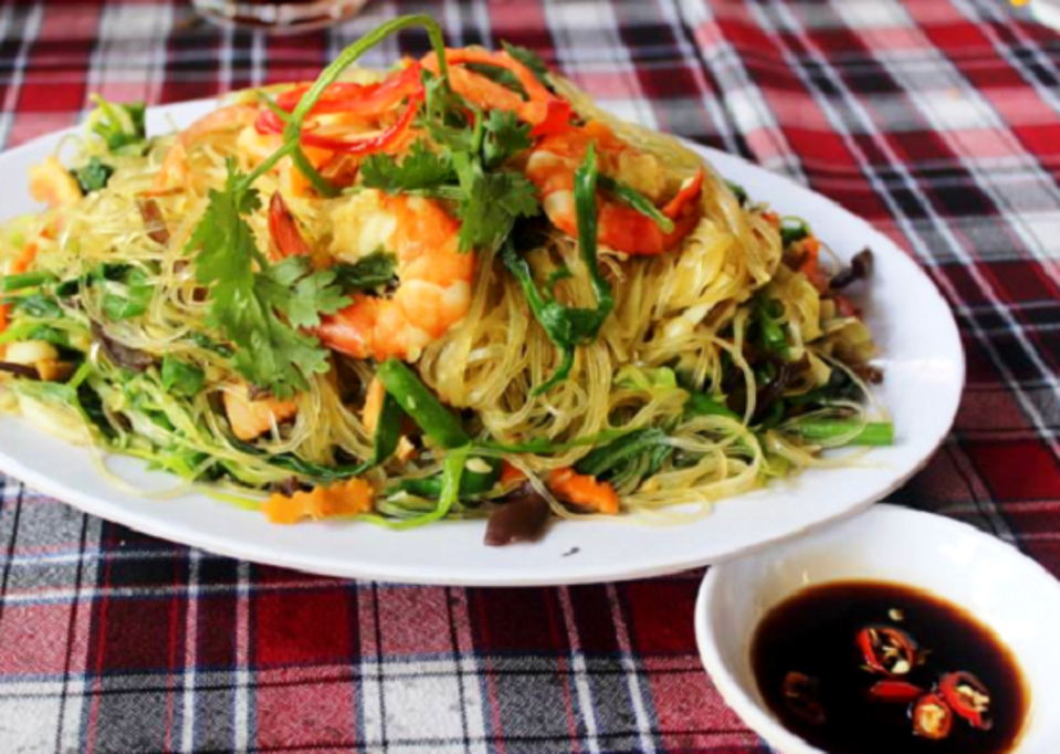 Cách làm miến xào mực tuyệt ngon