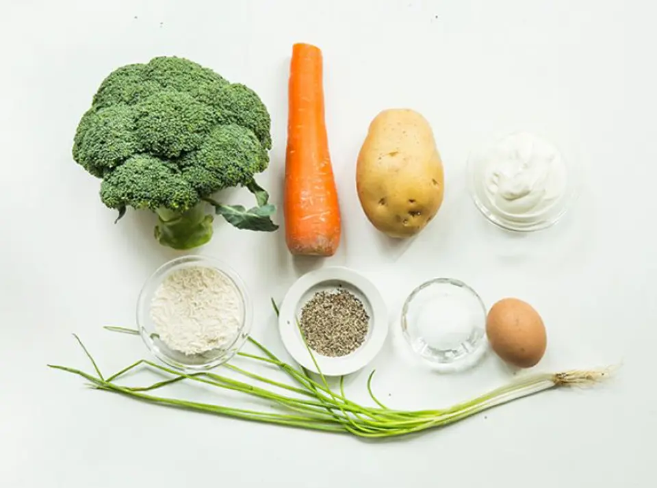 Hướng dẫn làm bánh nướng rau củ không lo tăng cân