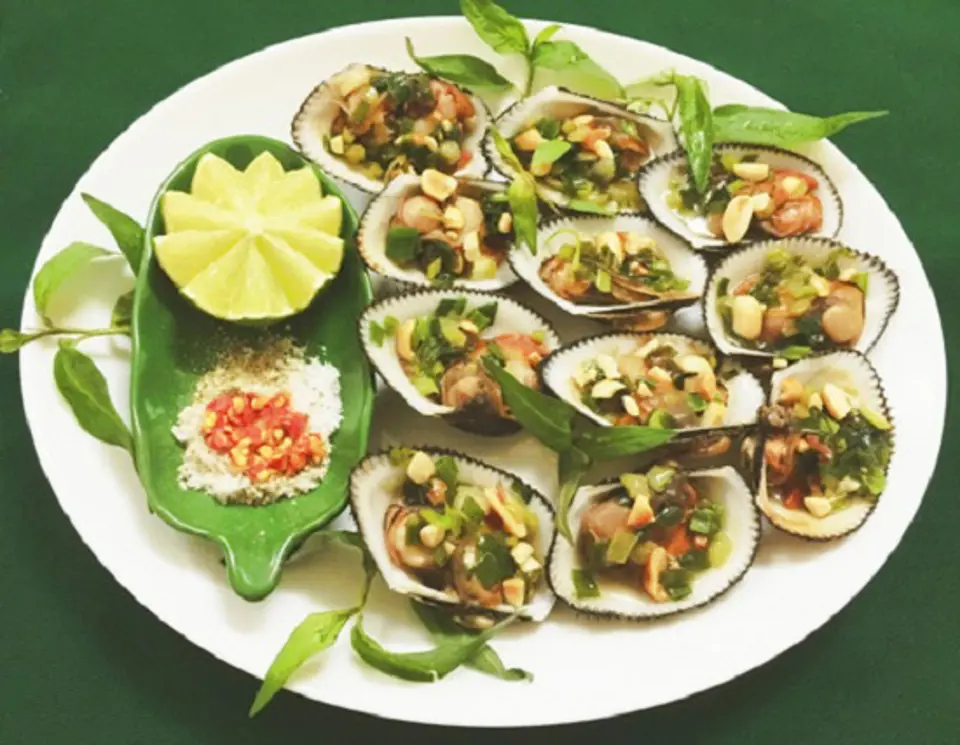Các làm sò nướng mỡ hành siêu ngon