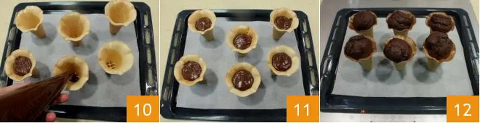 Cách làm cupcake ốc quế đơn giản nhất