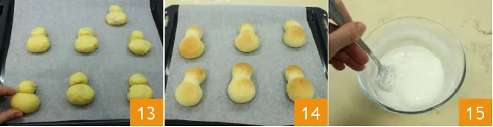 Cách làm donut người tuyết dễ thương cho bé