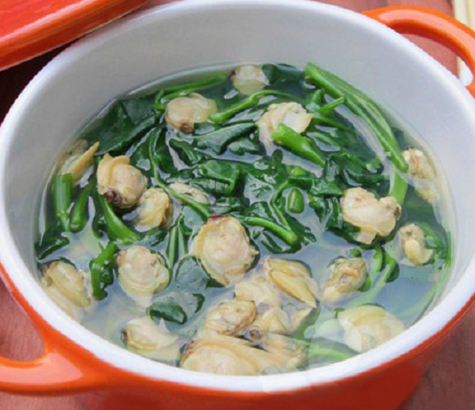 Cách nấu canh ngao mồng tơi ngon hấp dẫn