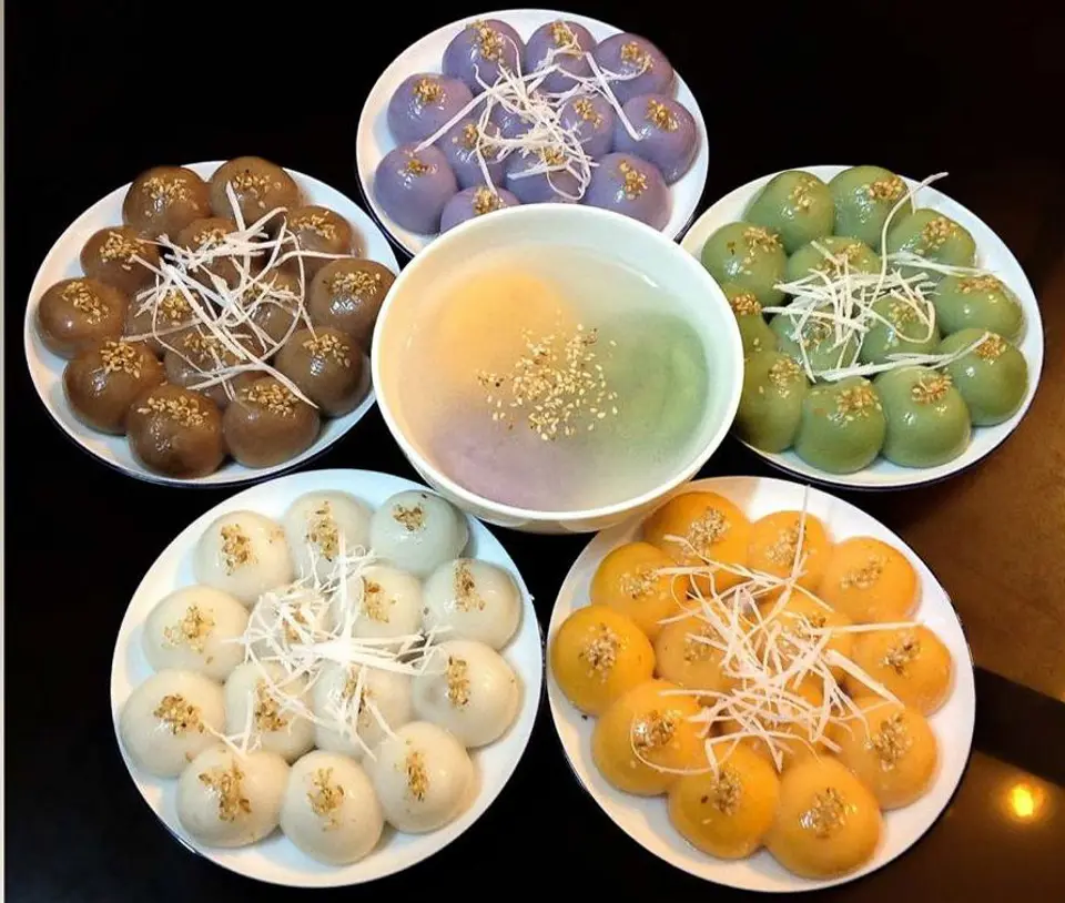 Cách làm bánh trôi đa sắc màu cho ngày Tết Hàn Thực