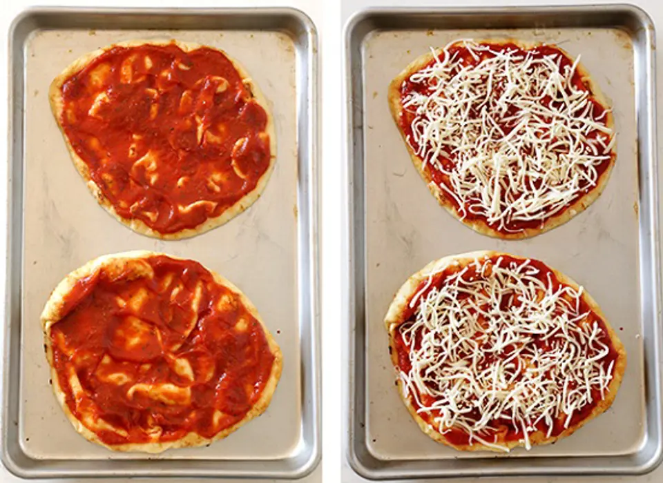 Hướng dẫn làm pizza cầu vồng từ rau củ