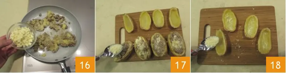 Cách làm khoai tây nướng nhồi thịt pho mai ngon tuyệt