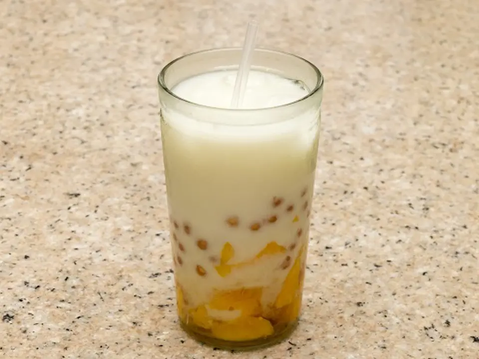 Cách làm sữa đậu nành xoài trân châu thơm ngon