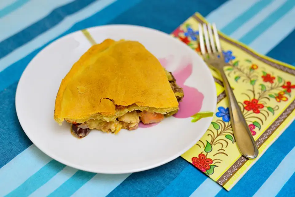 Cách làm bánh nướng nhồi thập cẩm