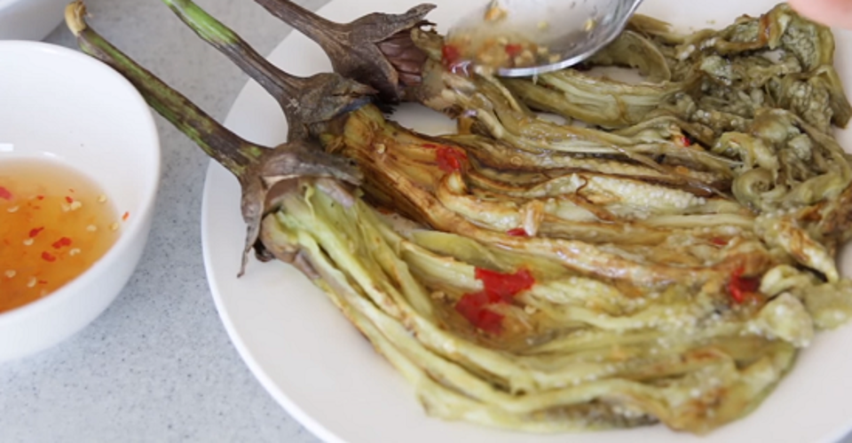 Cách làm cà tím nướng mỡ hành thơm ngon