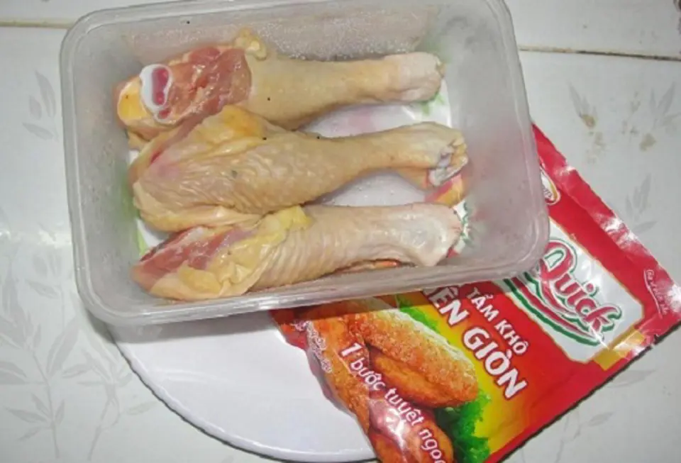 Cách làm đùi gà chiên tẩm bột thơm lừng