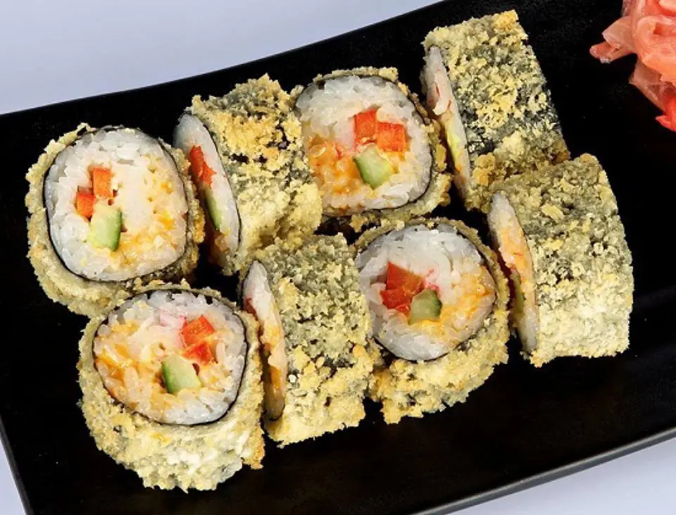 Cách làm sushi chiên giòn tan ăn là mê