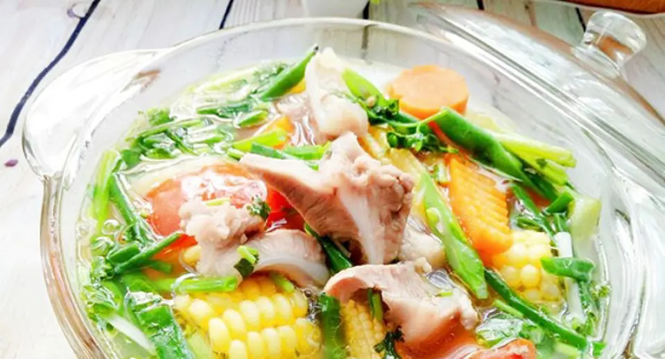 Cách nấu canh sườn sụn rau của chuẩn vị đưa cơm