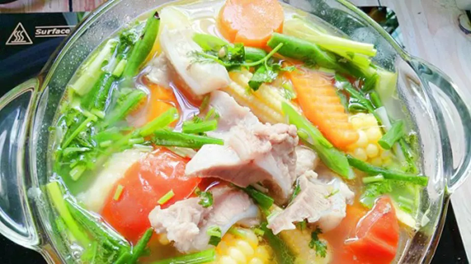 Cách nấu canh sườn sụn rau của chuẩn vị đưa cơm